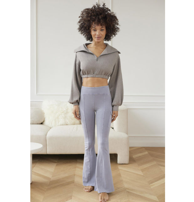 Out From Under Urban Outfitter Aria High-Waisted Cargo Flare Pant S