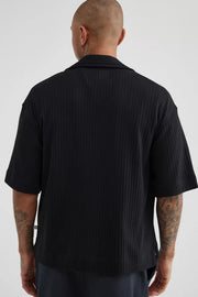 Urban Outfitters UO Standard Cloth Logan Ribbed Cropped Shirt Men's