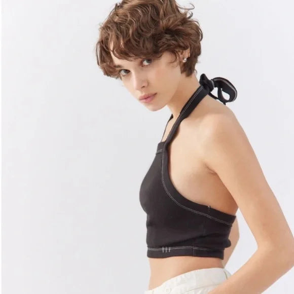 BDG Urban Outfitters Dazi Halter Crop Top S