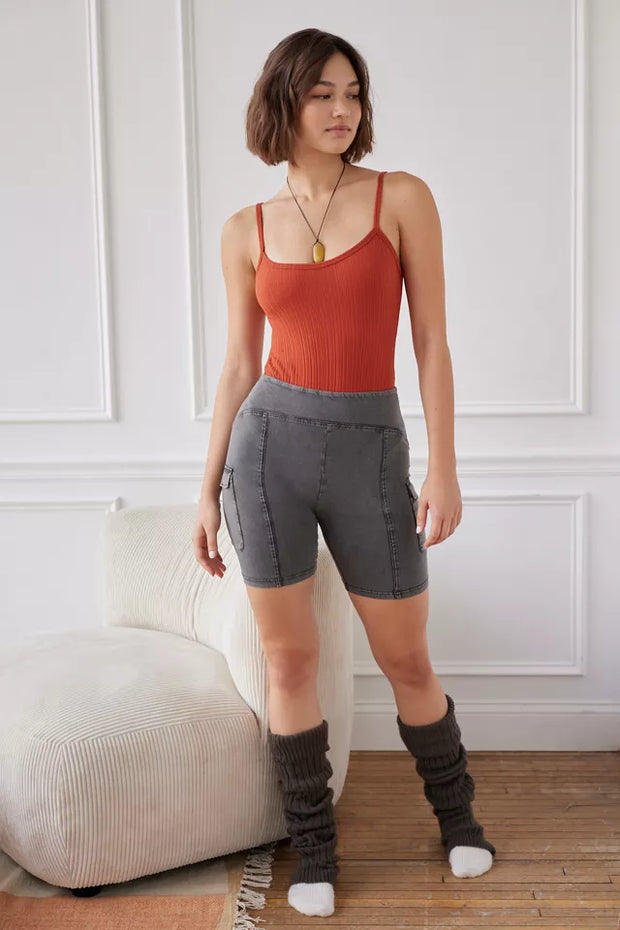 Out From Under Urban Outfitters Drake Cargo Bike Shorts S