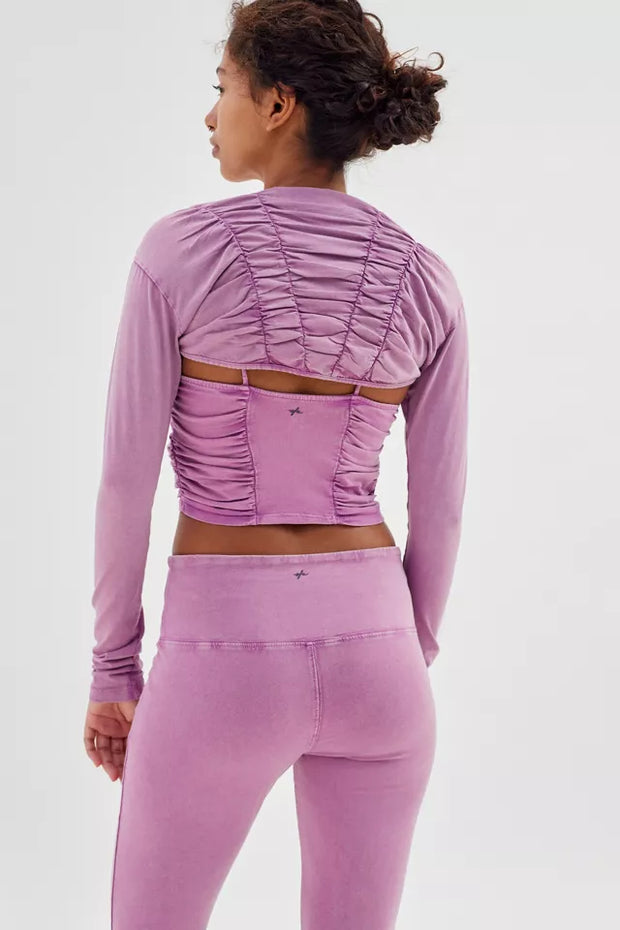 Out From Under Urban Outfitters Allie Ruched Shrug Cover-up Top XS