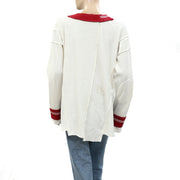 BDG Urban Outfitters Frazer Spliced Slouchy Sweater Tunic Top