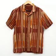 Urban Outfitters UO Buttondown Striped Print Cotton Shirt Men's S