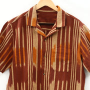 Urban Outfitters UO Buttondown Striped Print Cotton Shirt Men's S