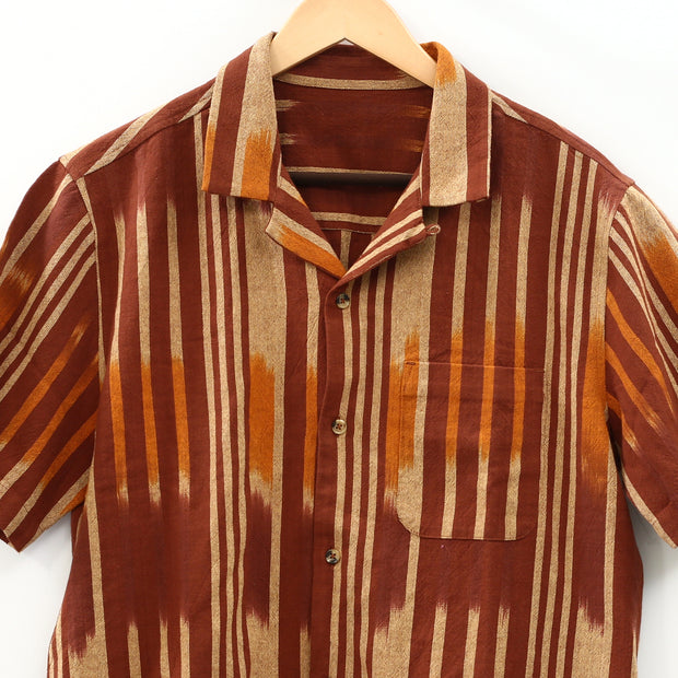 Urban Outfitters UO Buttondown Striped Print Cotton Shirt Men's S