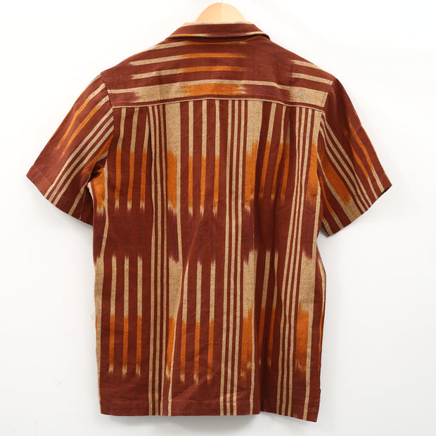 Urban Outfitters UO Buttondown Striped Print Cotton Shirt Men's S