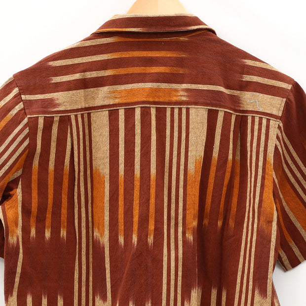 Urban Outfitters UO Buttondown Striped Print Cotton Shirt Men's S