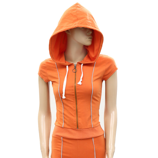 Free People FP Movement Solid Hoodie Jumpsuit XS