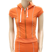 Free People FP Movement Solid Hoodie Jumpsuit XS