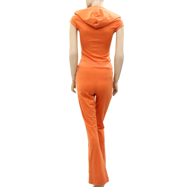 Free People FP Movement Solid Hoodie Jumpsuit XS