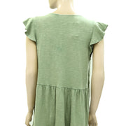 Daily Practice by Anthropologie Flutter Sleeve Mini Dress S