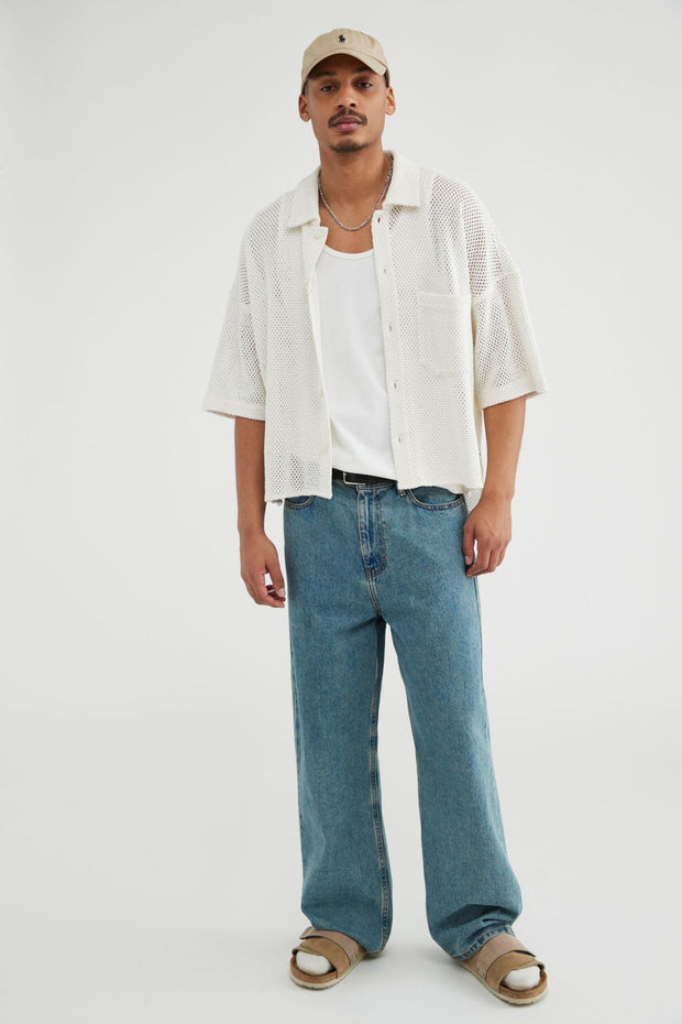 BDG Urban Outfitters Seb Mesh Shirt Men's