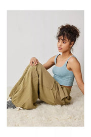 Urban Outfitters Green Utility Balloon Silhouette Lounge Pants