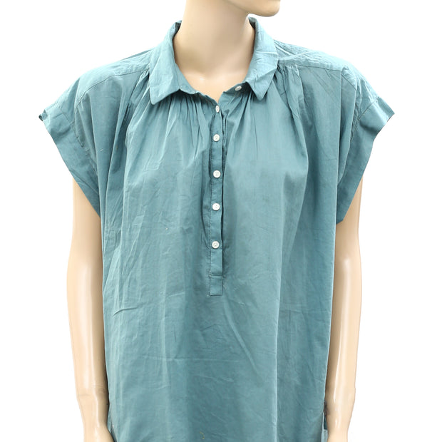 Nili Lotan Normandy Shirt Tunic Top M