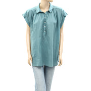 Nili Lotan Normandy Shirt Tunic Top M