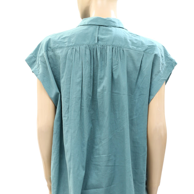 Nili Lotan Normandy Shirt Tunic Top M
