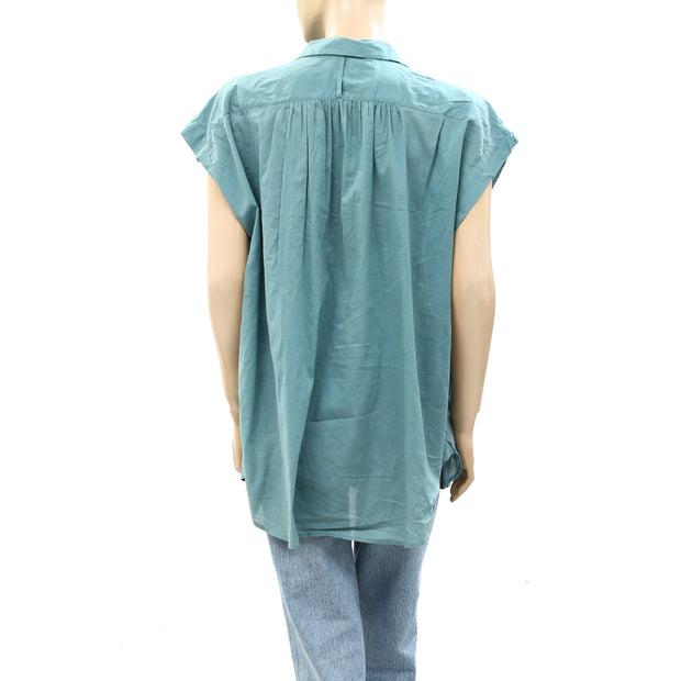 Nili Lotan Normandy Shirt Tunic Top M