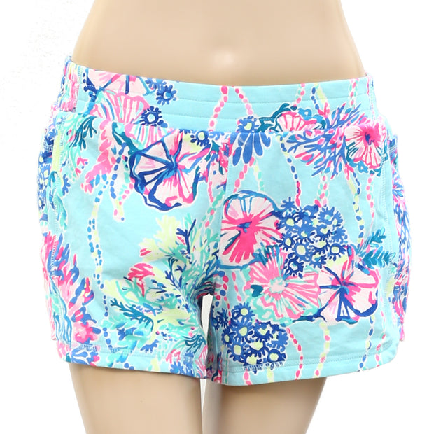 Lilly Pulitzer Luxletic Floral Printed Shorts S
