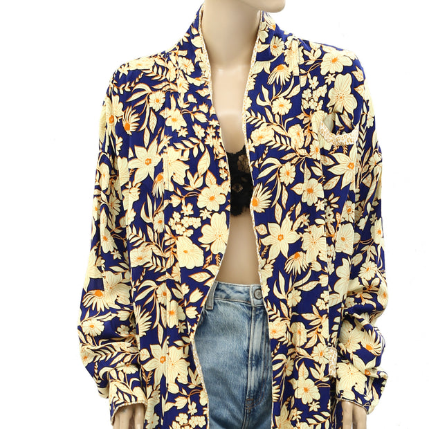 Free People Wild Nights Duster Maxi Top XS
