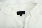 Nili Lotan Cotton Voile Buttondown Shirt Tunic Top L