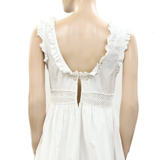 Free People Endless Summer Crochet Lace Mini Dress S
