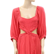 Free People Free-est Cross My Heart Maxi Dress M