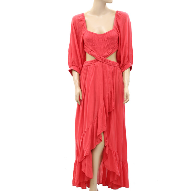 Free People Free-est Cross My Heart Maxi Dress M