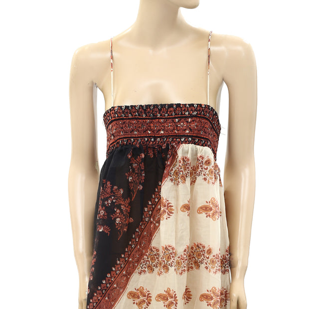 Intimately Free People Smocked Cotton Slip Dress S