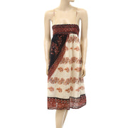 Intimately Free People Smocked Cotton Slip Dress S