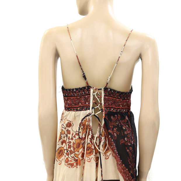 Intimately Free People Smocked Cotton Slip Dress S