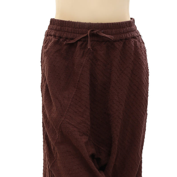Free People Endless Summer Texture Striped Harem Pants XS