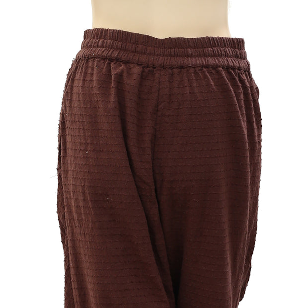 Free People Endless Summer Texture Striped Harem Pants XS