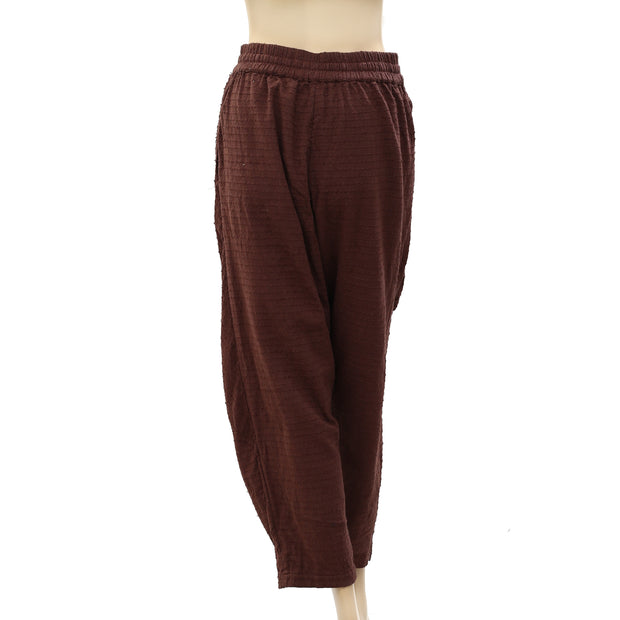 Free People Endless Summer Texture Striped Harem Pants XS