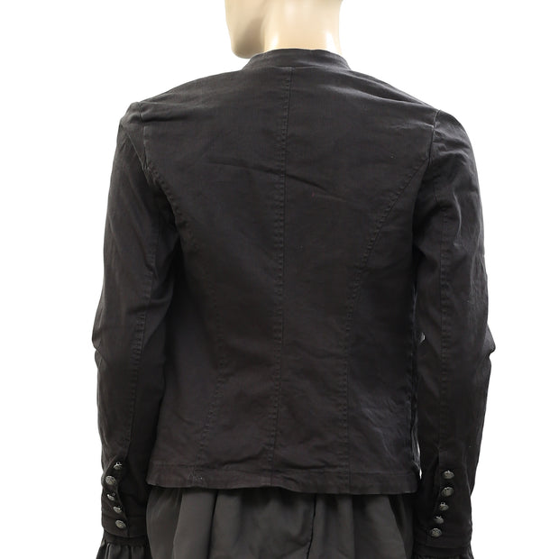Free People Ruffles Romance Jacket Top