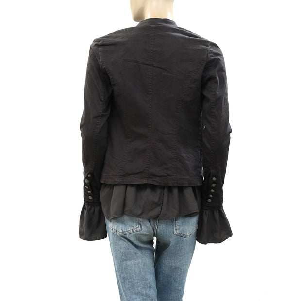 Free People Ruffles Romance Jacket Top