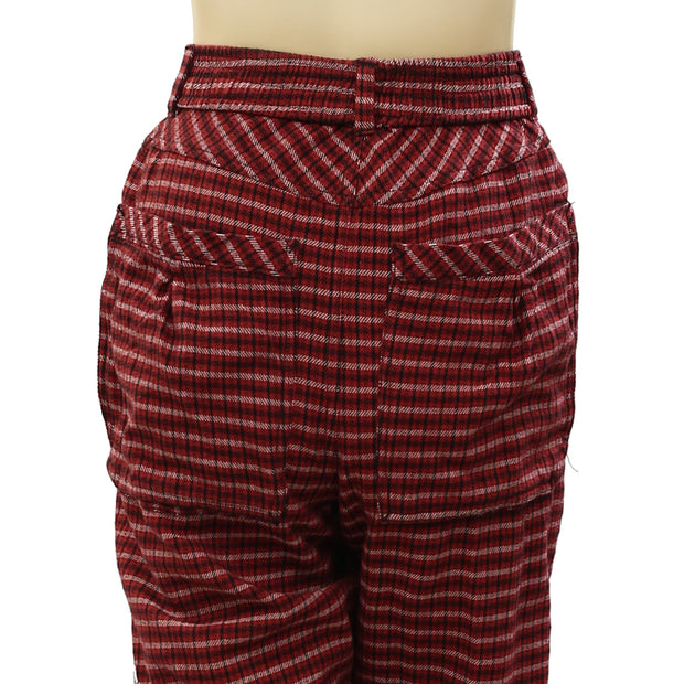 Free People Striped Printed Pants S