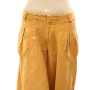 By Anthropologie Embroidered Parachute Pants L