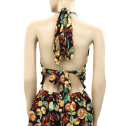 Free People Coral Tides Halter Romper XS