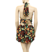 Free People Coral Tides Halter Romper XS