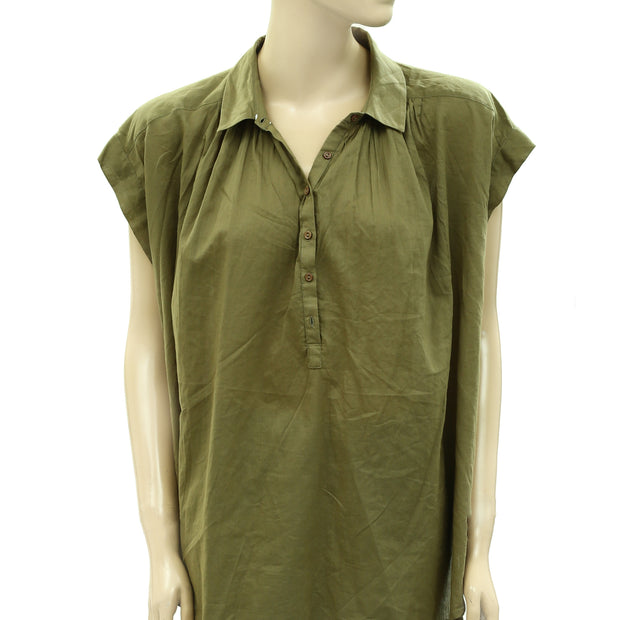 Nili Lotan Normandy Blouse Shirt Tunic Top XS