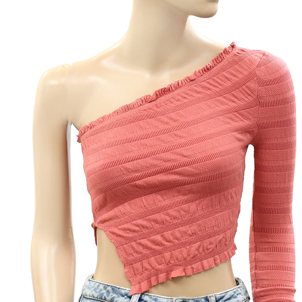 Free People Jasmine One-Shoulder Blouse Top