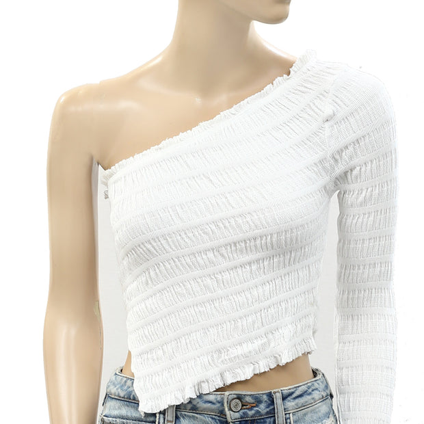 Free People Jasmine One-Shoulder Blouse Top