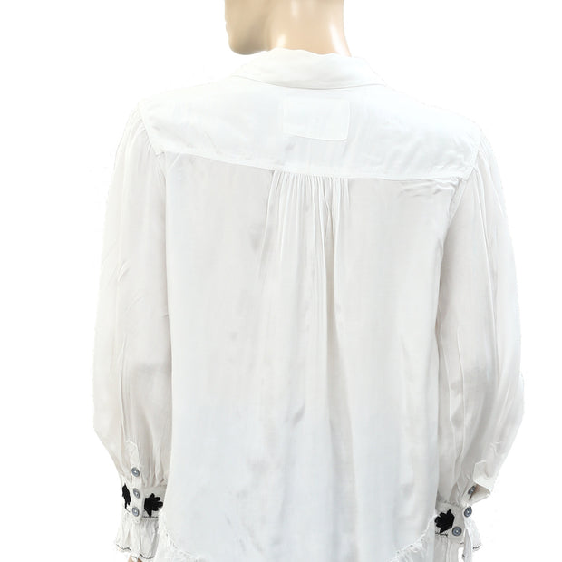 Free People We The Free Billy Silky Tunic Shirt Top