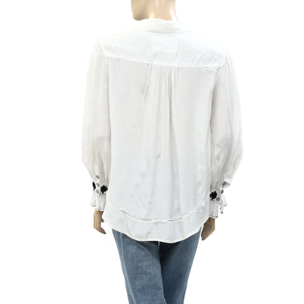 Free People We The Free Billy Silky Tunic Shirt Top