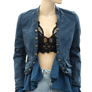 Free People Ruffles Romance Jacket Top