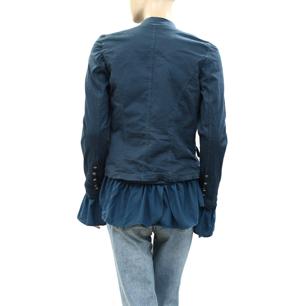 Free People Ruffles Romance Jacket Top
