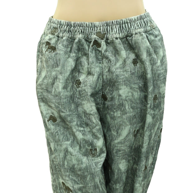Free People Endless Summer Embroidered Pants