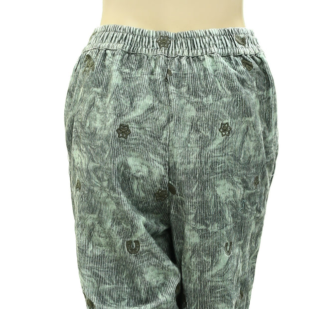 Free People Endless Summer Embroidered Pants
