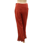 By Anthropologie Embroidered Pants XS