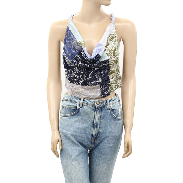 Free People Laila Cropped Tank Top